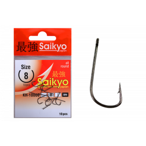 Крючки Saikyo KH-10006 Sode Ring BN № 8 (10шт)