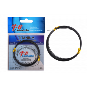 Поводочный материал Ushiwaka Titanium Single Wire, 13кг 5м