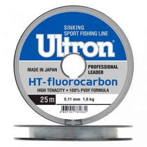 ULTRON HT-Fluorocarbon, 25, 100 м, прозрачная (0,1..