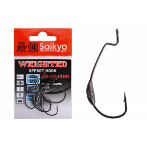 Крючки офсетные Saikyo BS-2334 Weighted