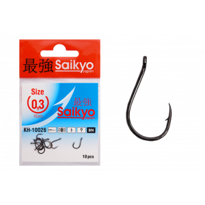 Крючки Saikyo KH-10026 Chinu Ring BN №0,3 (10шт)