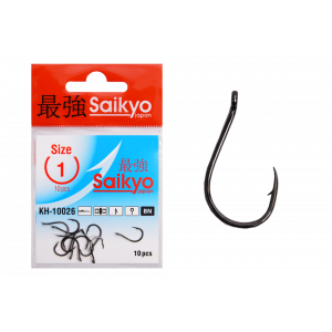 Крючки Saikyo KH-10026 Chinu Ring BN №1 (10шт)