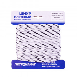 Шнур плетеный Optima-Cord на карточках (3,0 мм, 16..