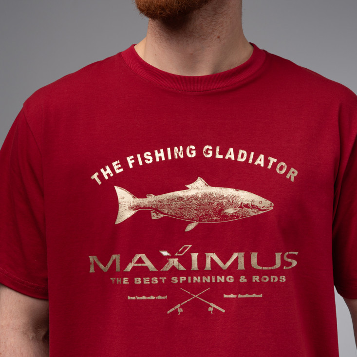 Футболка Maximus красная 2XL ( MCTSRXXL)