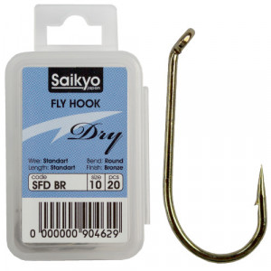Крючки Saikyo KH-71451 Dry Fly BR №10 (20шт) Крючки Saikyo KH-71451 Dry Fly BR №10 (20шт)