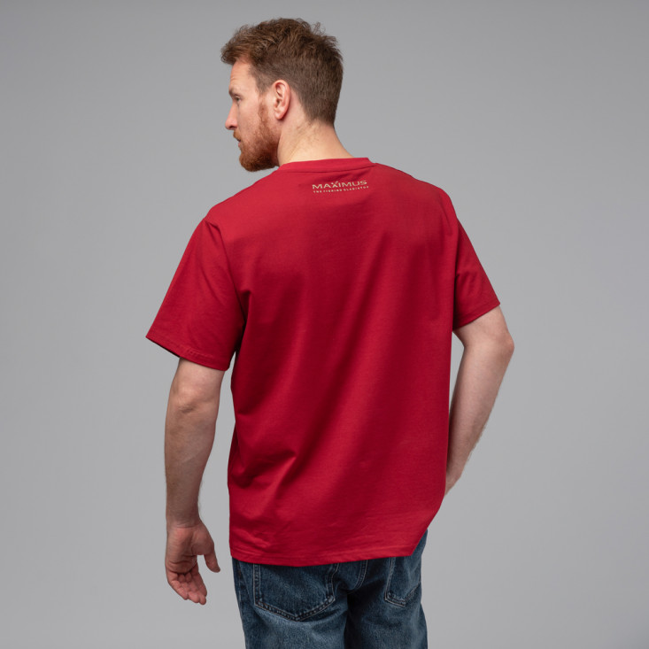 Футболка Maximus красная 2XL ( MCTSRXXL)